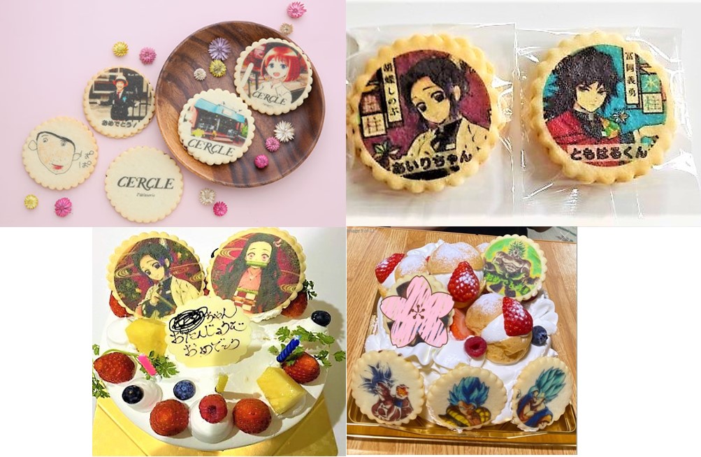 西洋菓子セルクル：スパイファミリーのイラストクッキーの乗った誕生日ケーキを注文できる！